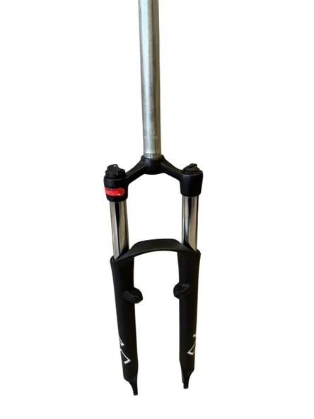 ZOOM M/LO 26" Jant Kilitlenebilir Bisiklet Maşası 1-1/8 QR Amortisörlü Maşa Disk Fren Uyumlu Siyah Yeşil - Resim 3