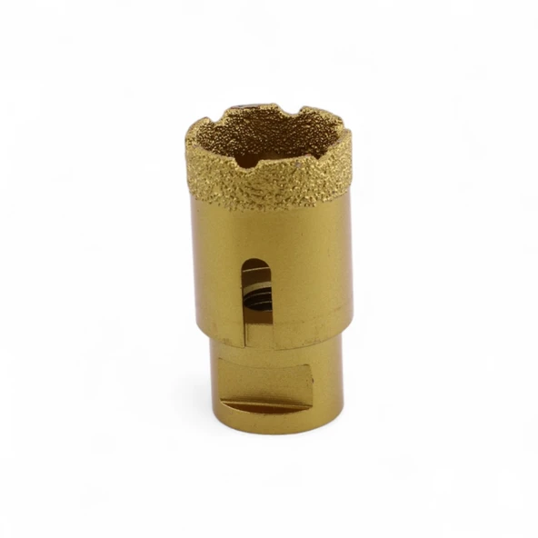 Elmas Kaplamalı 33 mm Granit Mermer Fayans Seramik Delici Matkap Uyumlu Uzun Ömürlü Güçlü Kesici Uç - Resim 6