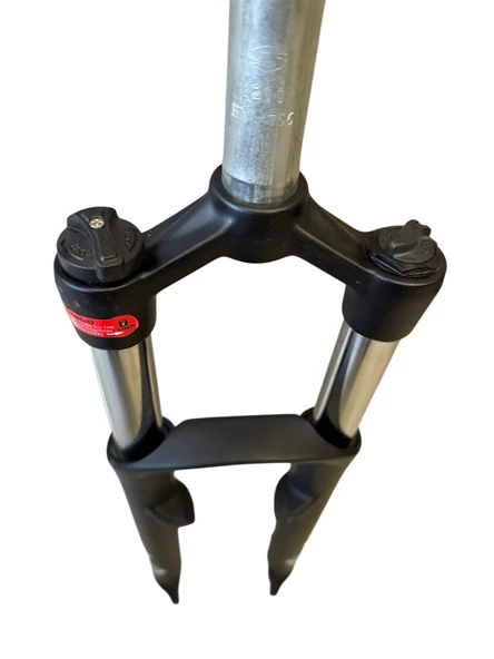 ZOOM M/LO 26" Jant Kilitlenebilir Bisiklet Maşası 1-1/8 QR Amortisörlü Maşa Disk Fren Uyumlu Siyah Yeşil - Resim 2