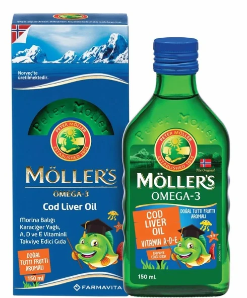 Möller's Omega 3 Tutti Frutti Aromalı 150 Ml - 1