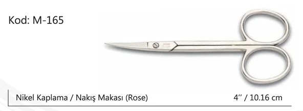 Europe Nakış Makası Süper Kalite No:4 10,16 Cm - 2