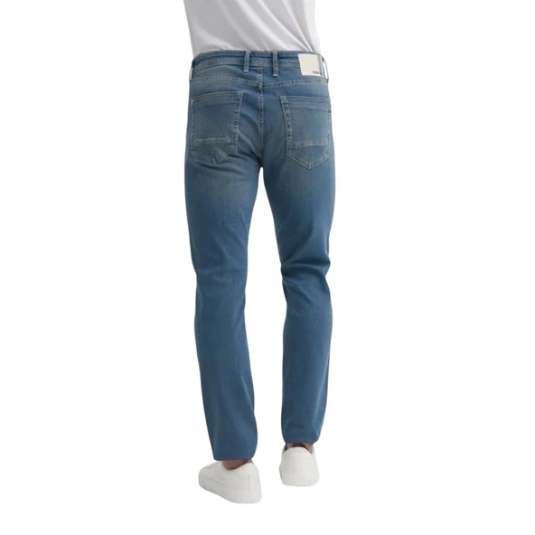 Erkek Kot Pantolon 0704 Parker Normal Bel Dar Paça Slim Fit - Resim 4