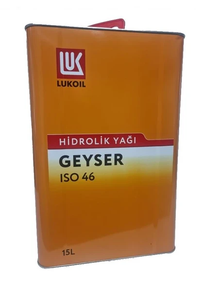 LUKOİL GEYSER ISO 46 TENEKE 15 LİTRE HİDROLİK SİSTEM YAĞI - Resim 6