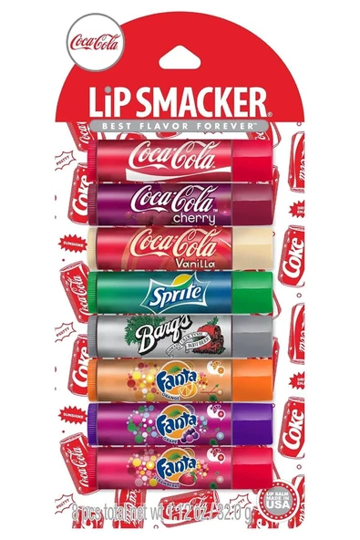 Coca Cola Lip Smacker 8 Adet