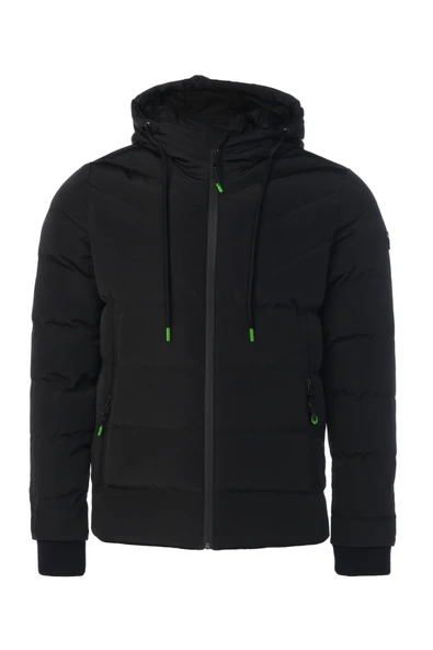 SİVAİST SİYAH ERKEK ÇOCUK SU VE RÜZGAR GEÇİRMEZ İÇİ KALIN KÜRKLÜ MONT & KABAN ürün görseli 1