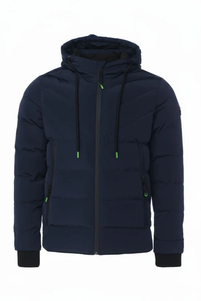 SİVAİST LACİVERT ERKEK ÇOCUK SU VE RÜZGAR GEÇİRMEZ İÇİ KALIN KÜRKLÜ MONT & KABAN ürün görseli 1