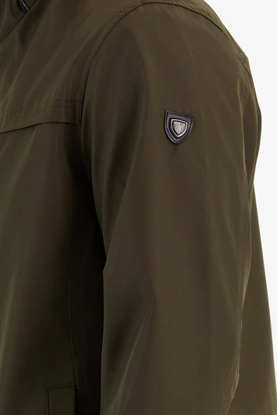 Yeni Sezon Erkek Yeşil İki İç Cepli Su Ve Rüzgar Geçirmez Mevsimlik&Yazlık Mont - Resim 5