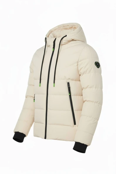 SİVAİST KREM ERKEK ÇOCUK SU VE RÜZGAR GEÇİRMEZ İÇİ KALIN KÜRKLÜ MONT & KABAN - 2