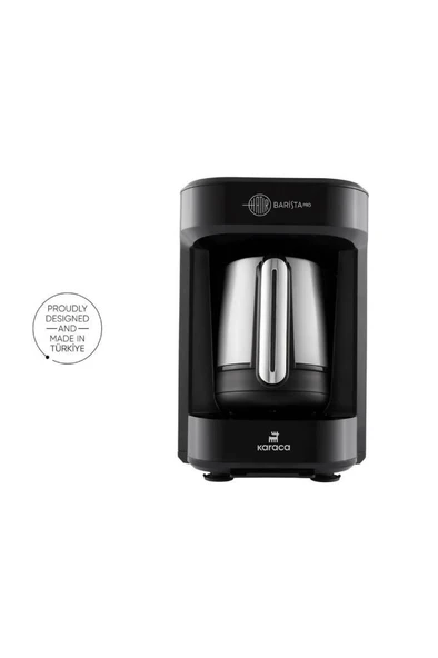 Karaca Hatır Barista Pro Konuşan Cappuccino ve Türk Kahve Makinesi Silver  Outlet - 3