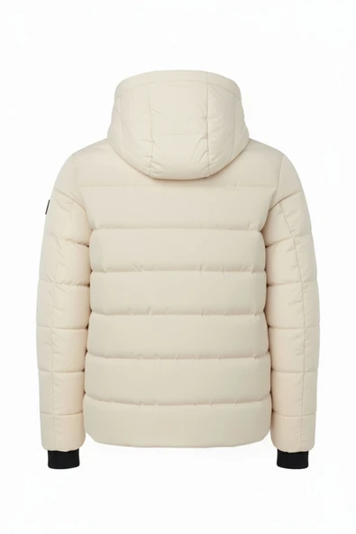 SİVAİST KREM ERKEK ÇOCUK SU VE RÜZGAR GEÇİRMEZ İÇİ KALIN KÜRKLÜ MONT & KABAN - 4