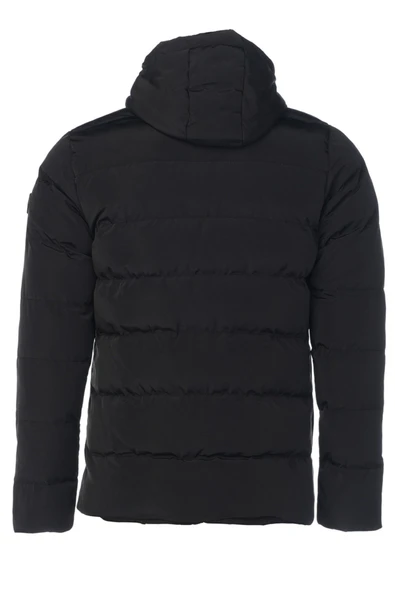 SİVAİST ERKEK SİYAH SU VE RÜZGAR GEÇİRMEZ KAPÜŞONLU KALIN İÇİ KÜRKLÜ ŞİŞME KABAN&MONT - Resim 2