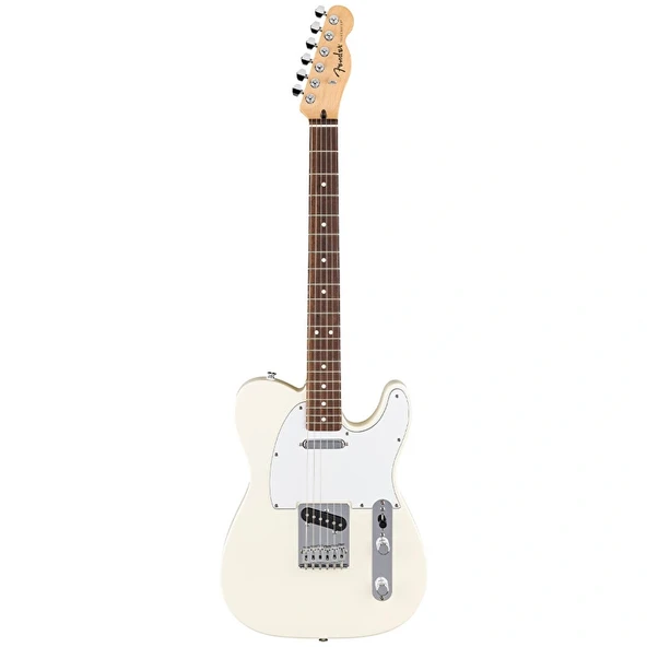 Fender Standard Telecaster Laurel Klavye Olympic White Elektro Gitar ürün görseli