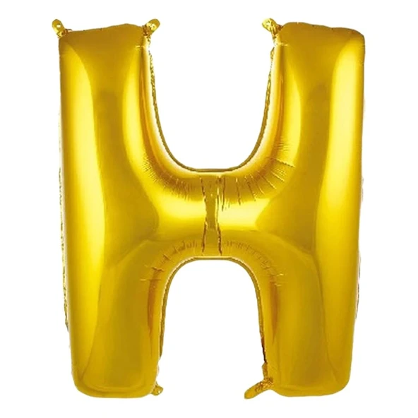 İkm İkm Balon Gold H Harfi Folyo Balon 76 cm - 1