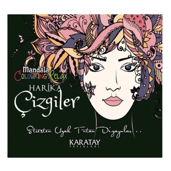 Karatay Yayınları Mandala Boyama Kitabı Harika Çizgiler - 1