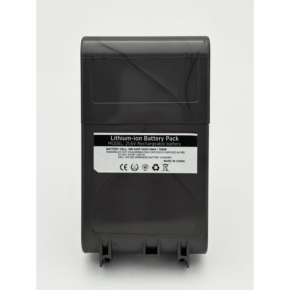 Dyson V8 SV10 SV25 Fluffy Plus Tip1 Dikey Süpürge 5000 mAh 21.6 V Batarya – Orjinal Uyumlu Uzun Ömürlü, Yüksek Performans Pil - 3