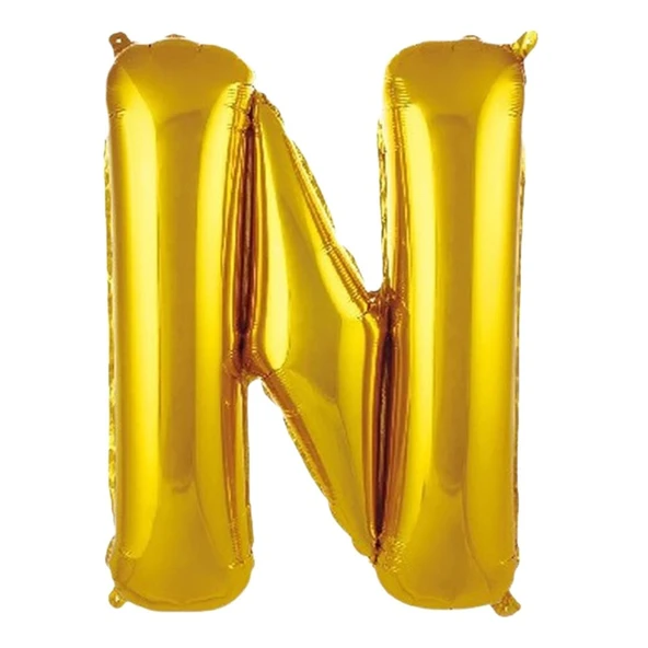 İkm İkm Balon Gold N Harfi Folyo Balon 76 cm - 1