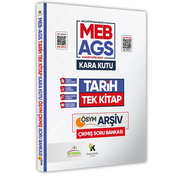 MEB-AGS Tarihin Kara Kutusu TEK KİTAP ÖSYM Arşiv Çıkmış Soru Bankası Konu Özetli Dijital Çözümlü ürün görseli 1
