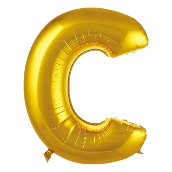 İkm İkm Balon Gold C Harfi Folyo Balon 76 cm - 1