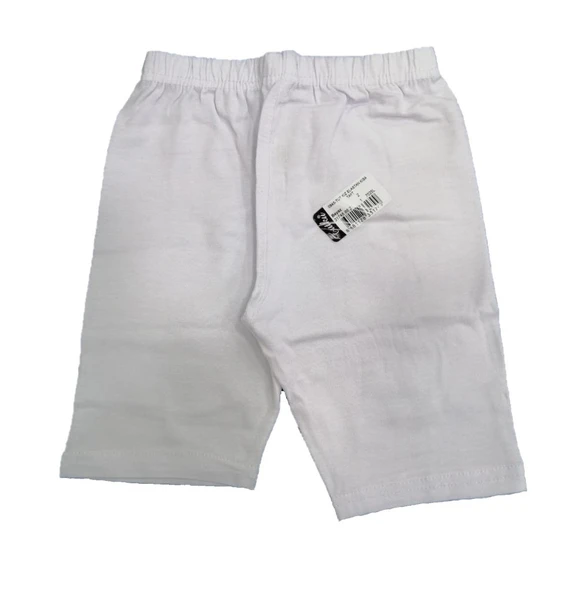 6 Adet Tutku Kız Çocuk Elastan Kısa Tayt Beyaz 845 ürün görseli