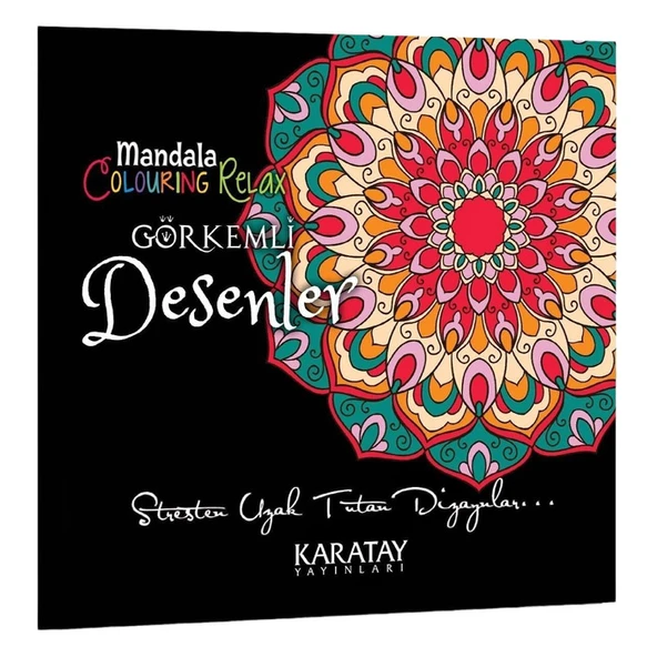 Karatay Yayınları Mandala Boyama Kitabı Görkemli Desenler - 1