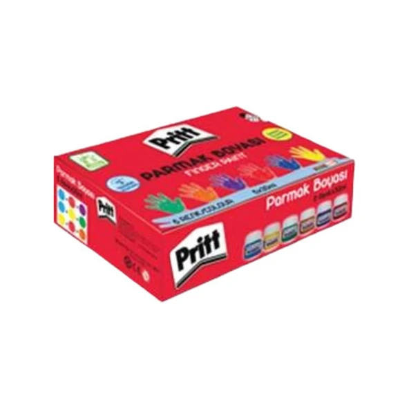Pritt 6 Renk 30ml Parmak Boyası 1221355 - 1