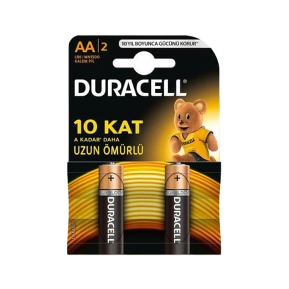 Duracell 2'li Kart AA Kalem Pil - 1