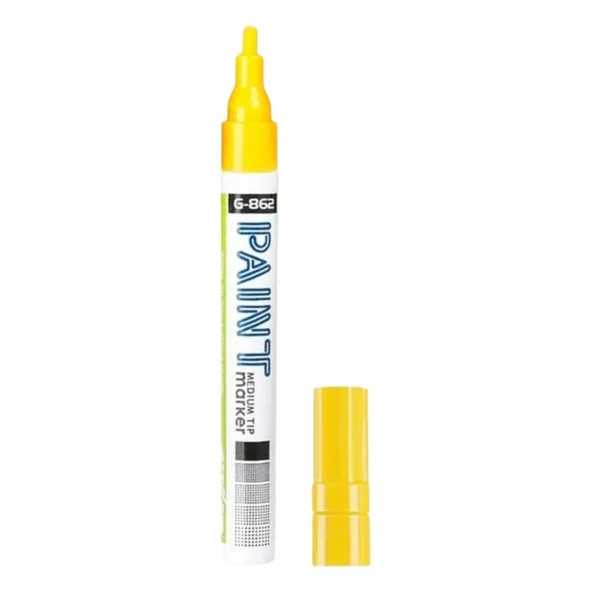 Ark Gxin Paint Marker Markör Kalemi Sarı - 1