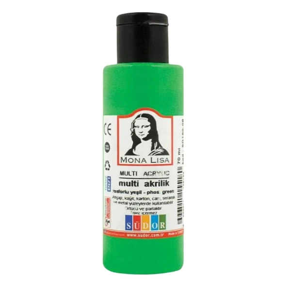 Südor Südor Monalisa Yeşil Akrilik Boya 70 ml - 1