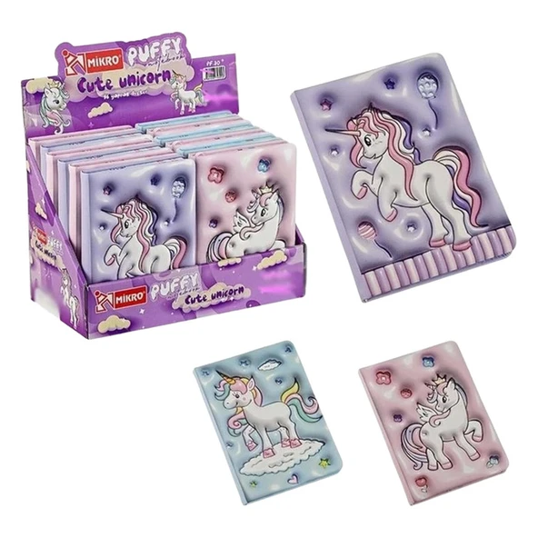 Mikro Puffy Unicorn Not Defteri Pf-30 - 1