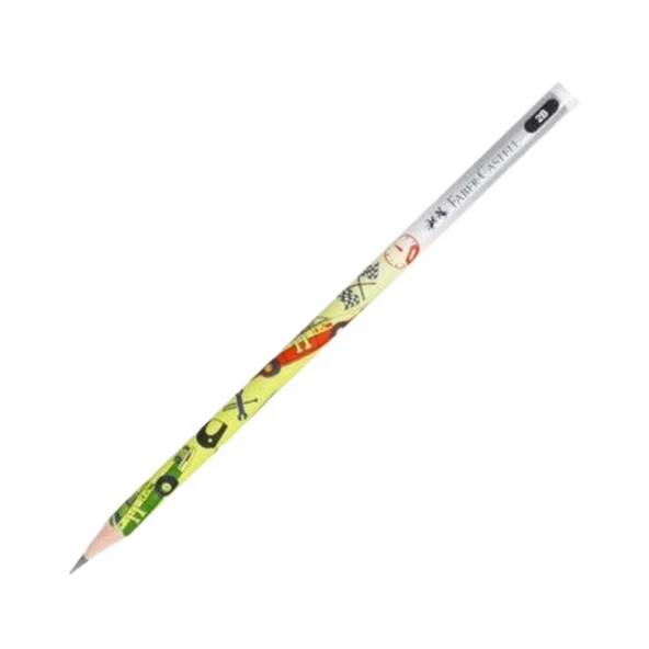 Faber Castell Desenli Arabalar 2b Kurşun Kalem - 1
