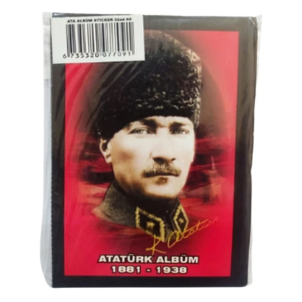 Ata Cnk Atatürk Albüm Sticker A6 32 Adet - 1
