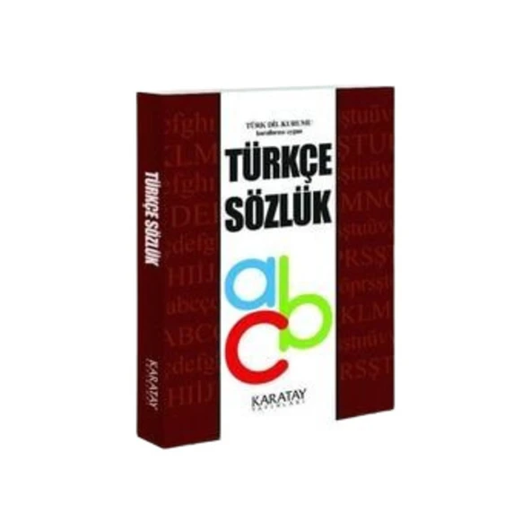 Karatay Yayınları Karton Kapaklı Türkçe Sözlük - 1