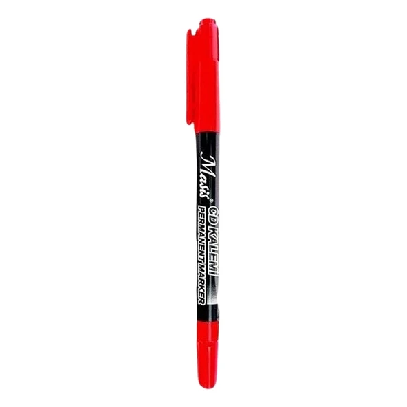 Masis Masis Kırmızı Çift Taraflı Uç Asetat Kalemi 0.5-1.0 mm - 1