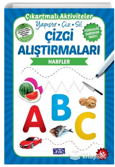 Parıltı Yayıncılık Parıltı Yayınları Çizgi Alıştırmaları Harfler - 1