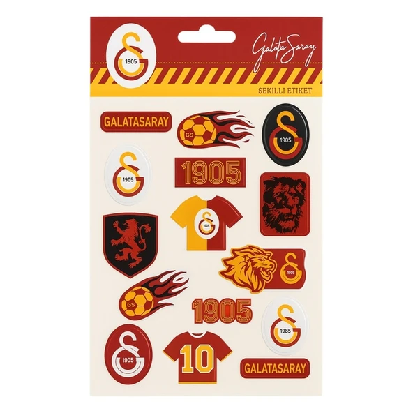 Timon Timon Lisanslı Galatasaray Şekilli Etiket - 1