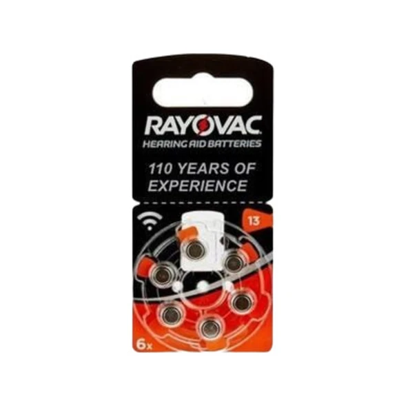 Rayovac 13 Numara Turuncu Işitme Cihazı Pili 6'lı Paket Pr70 - 1