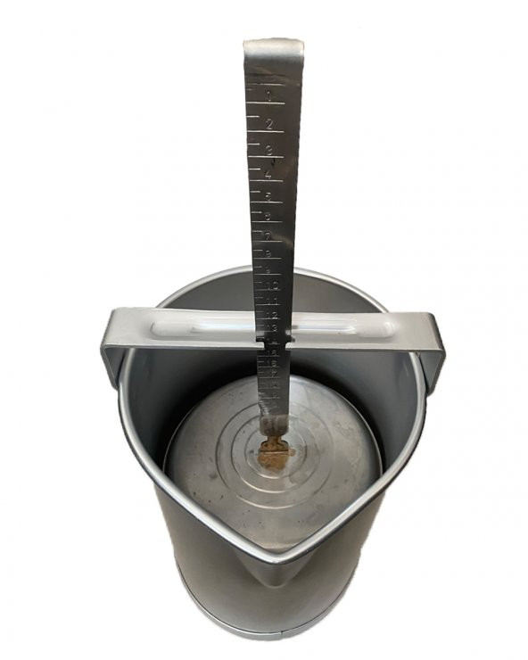 20 Litre Süt Ölçer Kovası Aluminyum (Ölçek) - 5