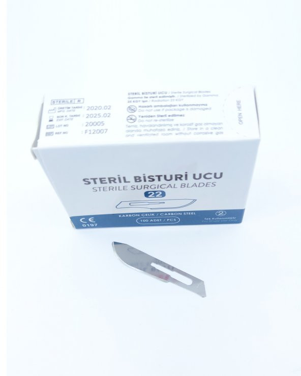 Bistüri Ucu No 22 (100 Adet) - 2
