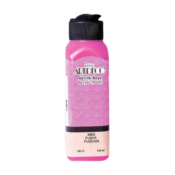 Artdeco 3653 Akrilik Boya Fuşya 140 Ml - 1