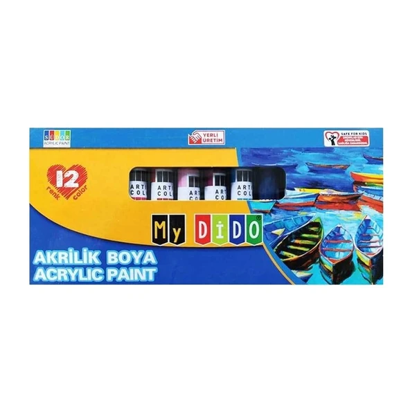 My Dido Akrilik Boya Tüp 12x9 ml Südor - 1