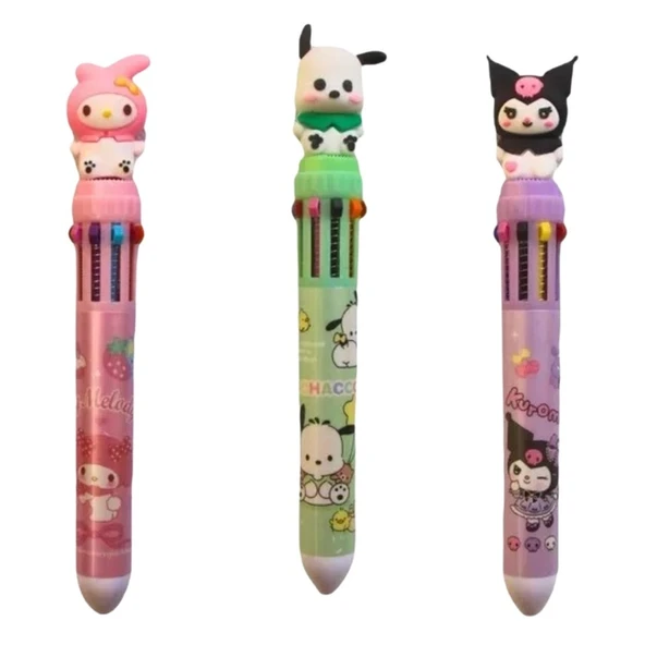 Misyon Kawaii Kuromi Tükenmez Kalem 10 Renk - 1