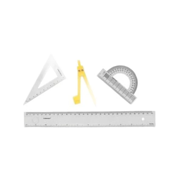 Yıldızlar Plastik Yıldızlar Pergelli Çizim Seti 30 Cm Kod:19 - 1