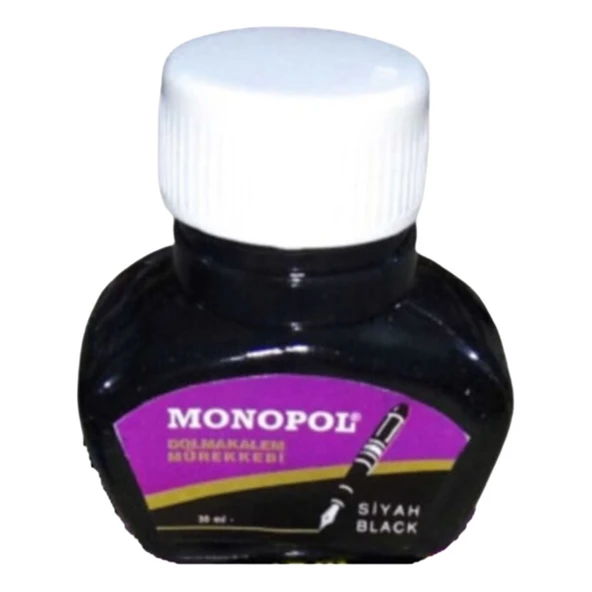 Monopol Monopol Dolma Kalem Mürekkebi Siyah 30 ml - 1
