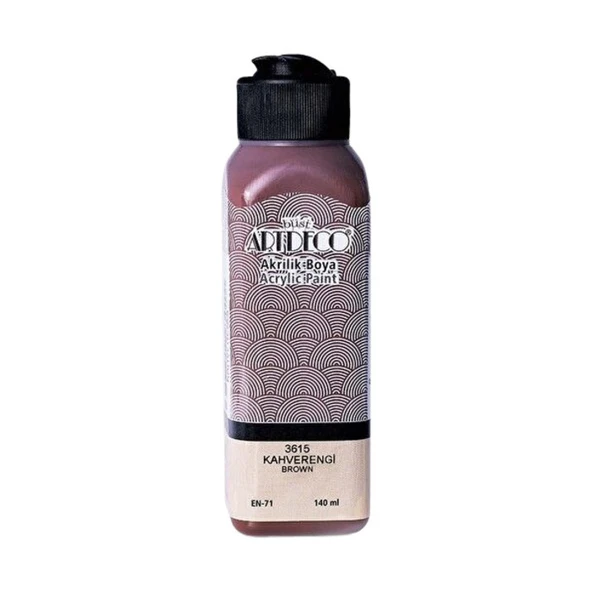 Artdeco Akrilik Boya 140Ml Kahverengi 3615 - 1