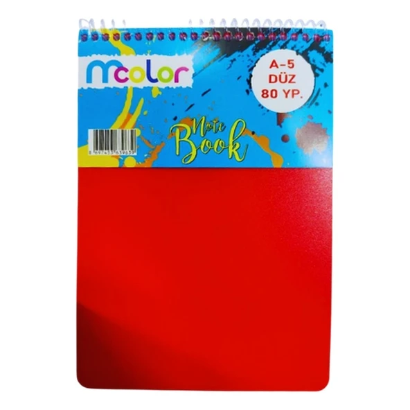 Mcolor MColor A5 Düz Notebook 80 Yaprak - 1