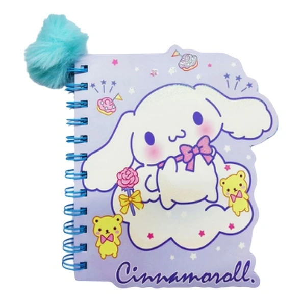 Misyon Misyon Cinnamoroll Spiralli Çizgili Not Defter 80 Yaprak - 1