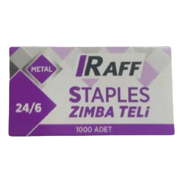Kırtasiye Raff Zımba Teli 24/6 1000'li - 1
