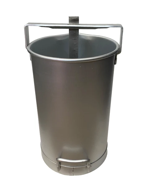 20 Litre Süt Ölçer Kovası Aluminyum (Ölçek) - Resim 6