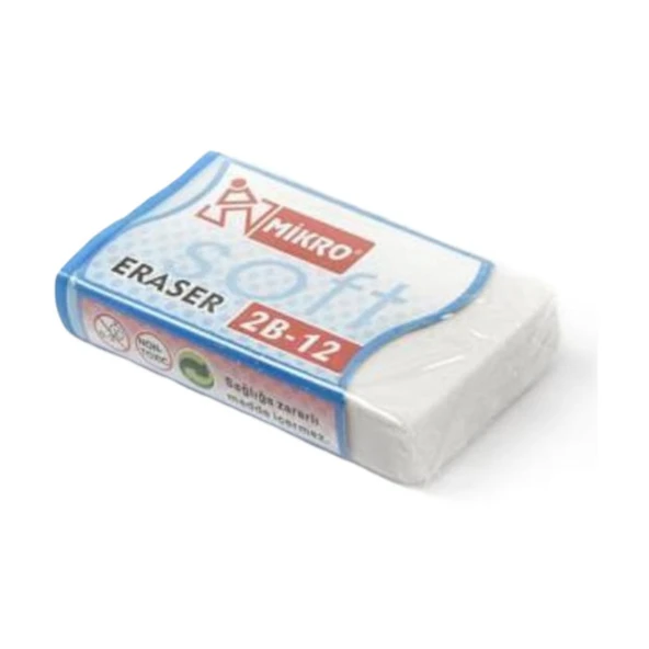 Mikro Mikro Beyaz Silgi 2B-20 1 ADET - 1