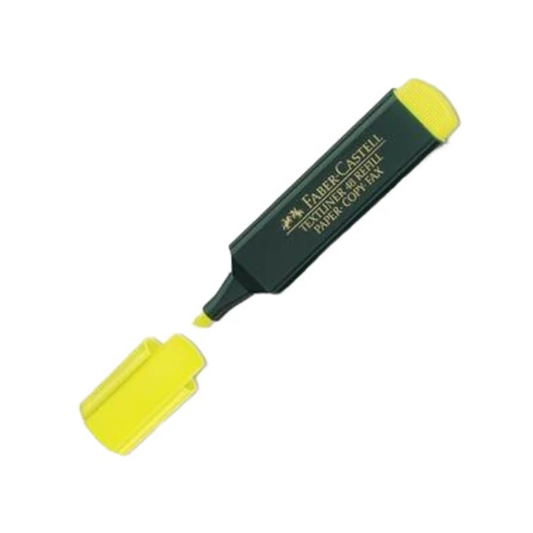 Faber Castell Fosforlu Kalem Renk Çeşitleri Sarı - 1